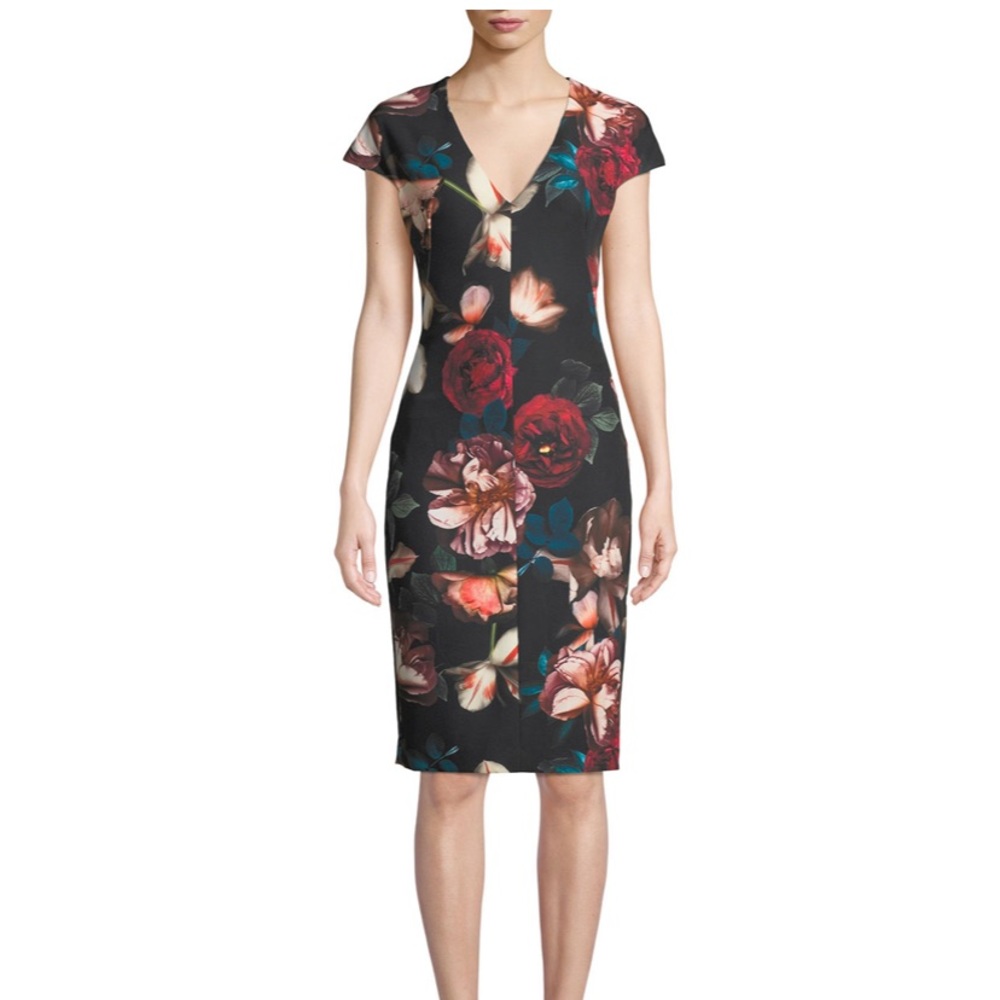 Black Halo Greyson Sheath Dress
